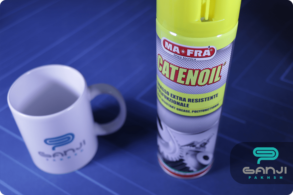 اسپری تمیز و روان کننده زنجیر و بلبرینگ دنده مدل Catenoil Spray مفرا